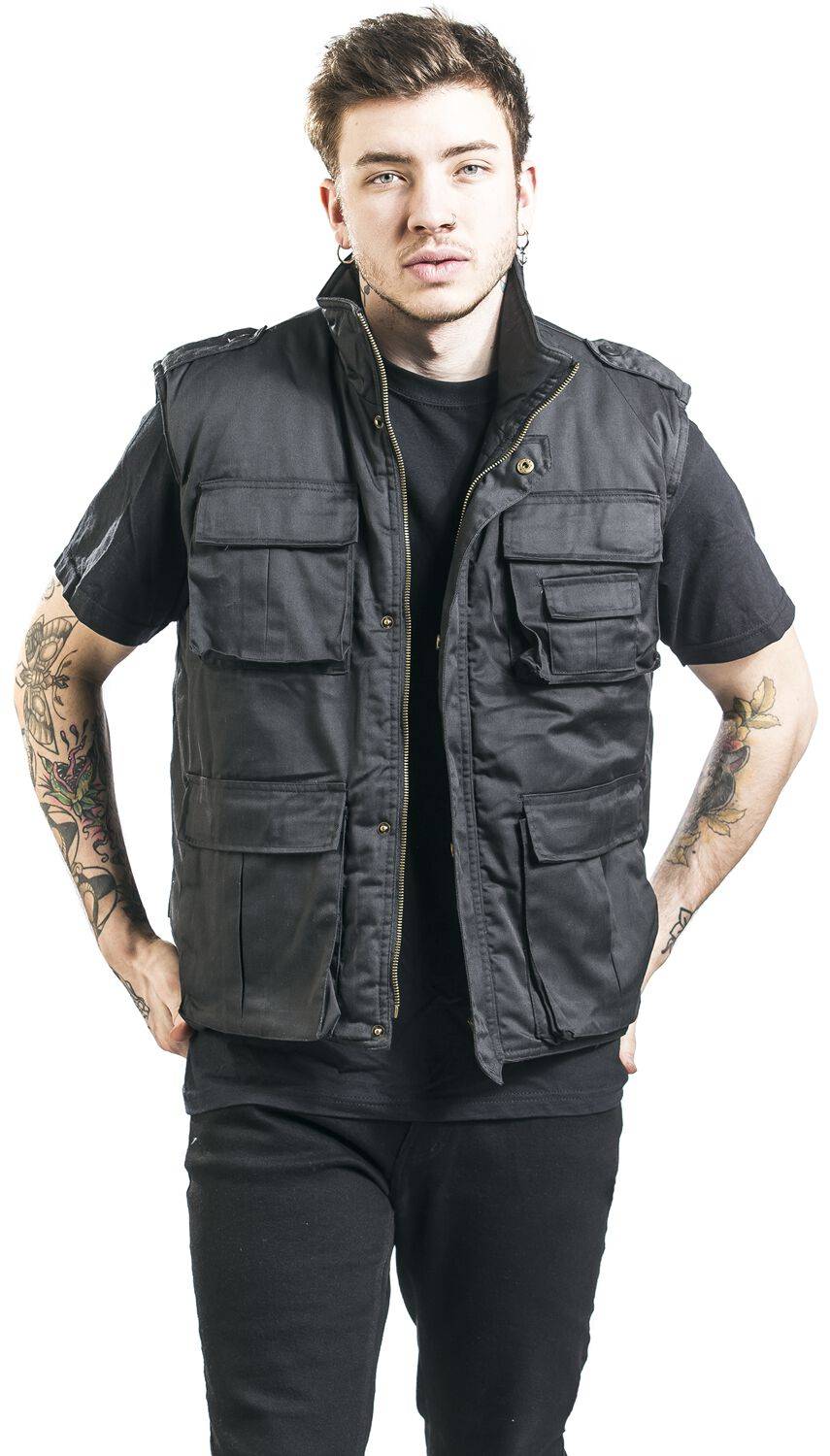 EMP "Ranger Weste" Weste Schwarz Von Brandit