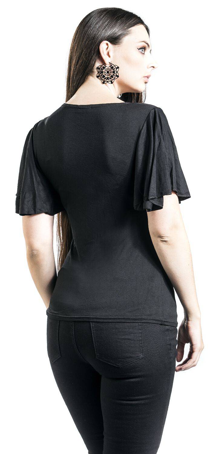 EMP "Raven Heart" T-Shirt Schwarz Von Spiral