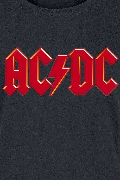 EMP "Red Logo" T-Shirt Schwarz Von AC/DC