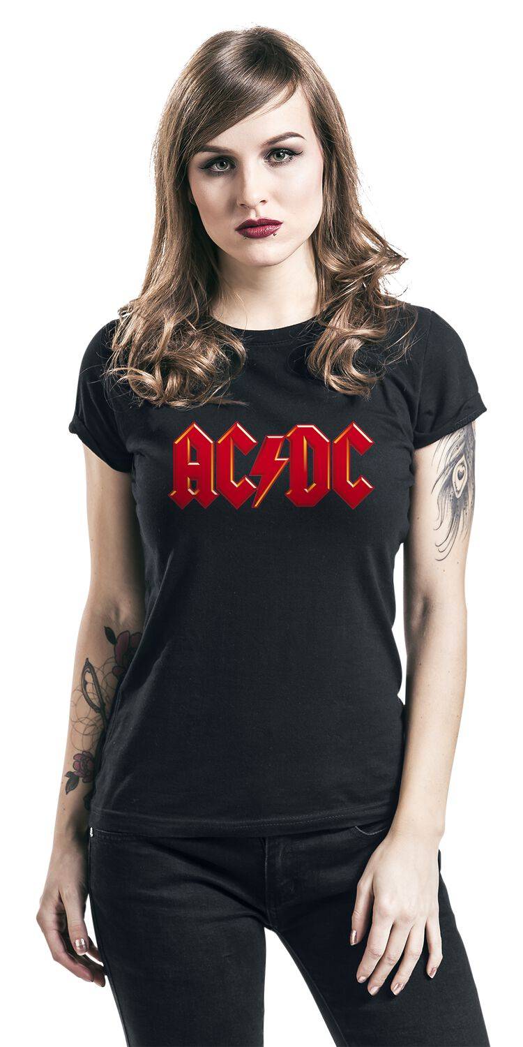 EMP "Red Logo" T-Shirt Schwarz Von AC/DC