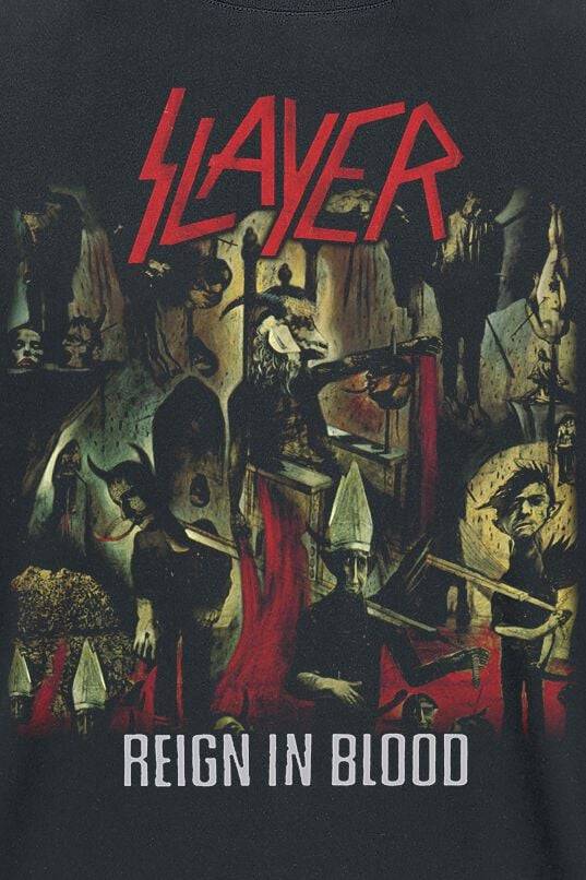 EMP "Reign In Blood" T-Shirt Schwarz Von Slayer