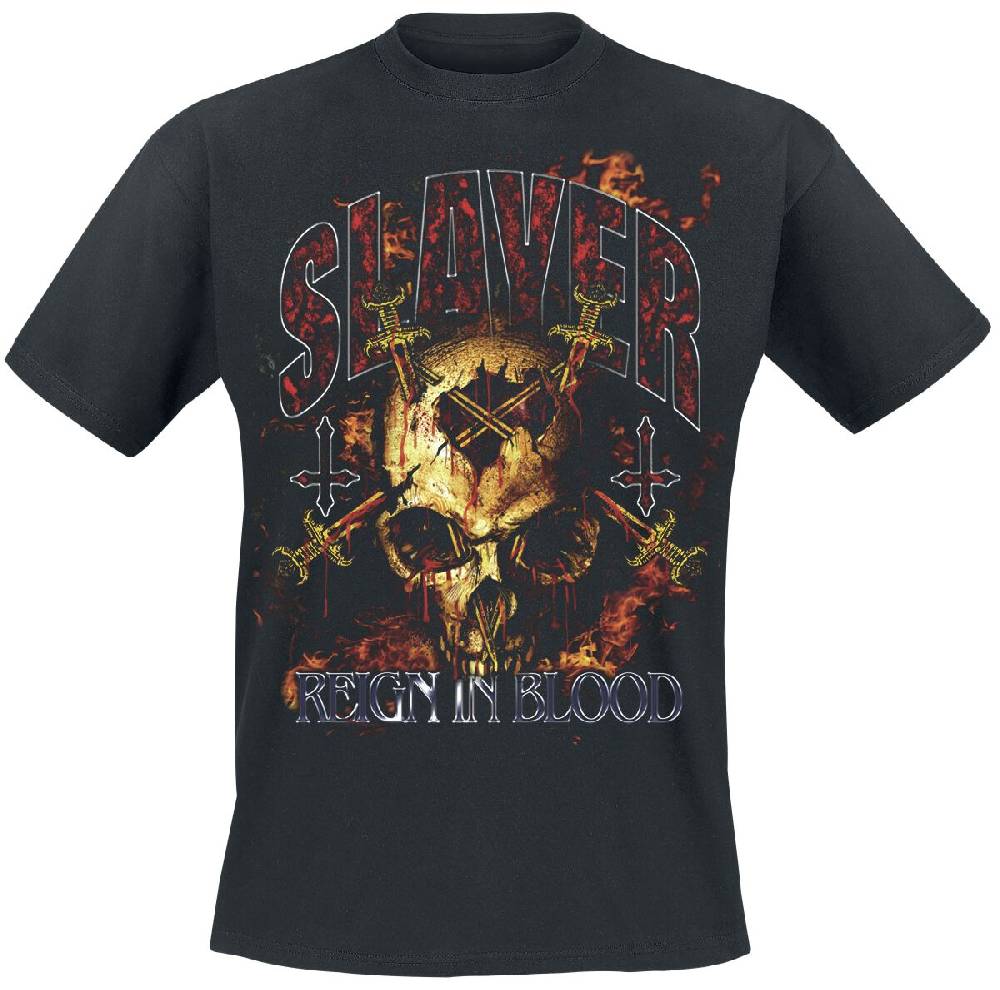 EMP "Reign Sword Skull" T-Shirt schwarz von Slayer