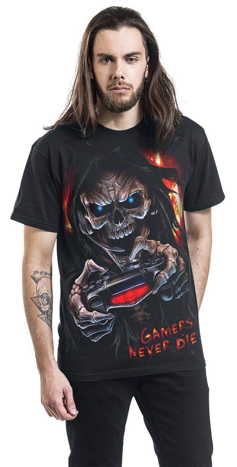 EMP "Respawn" T-Shirt Schwarz Von Spiral