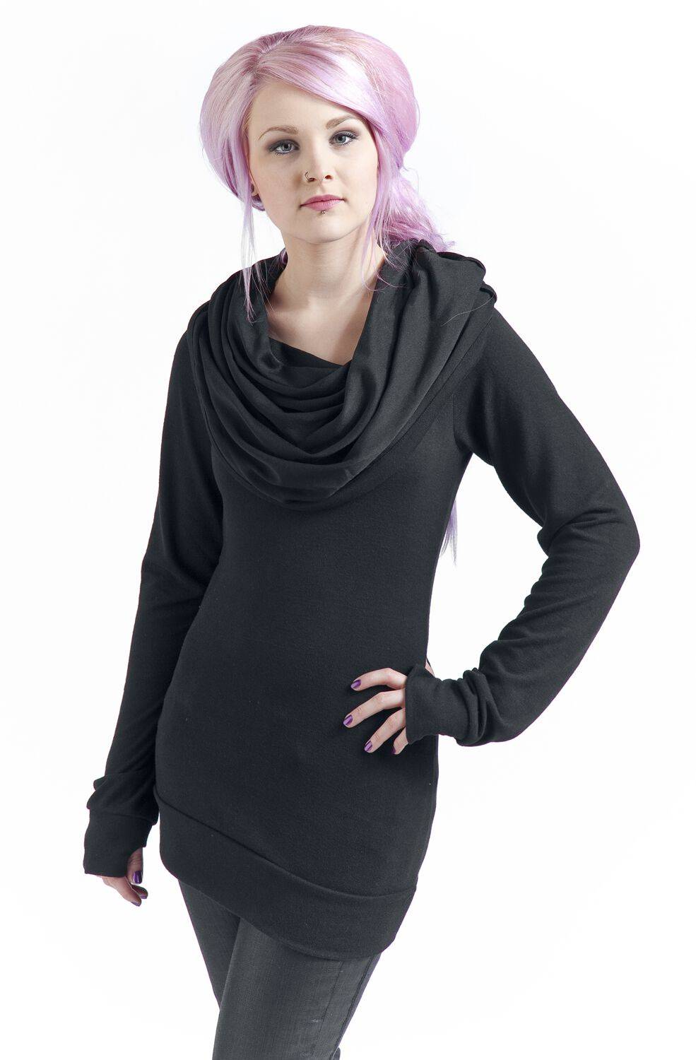 EMP "Rest" Kapuzenpullover Schwarz Von Vixxsin