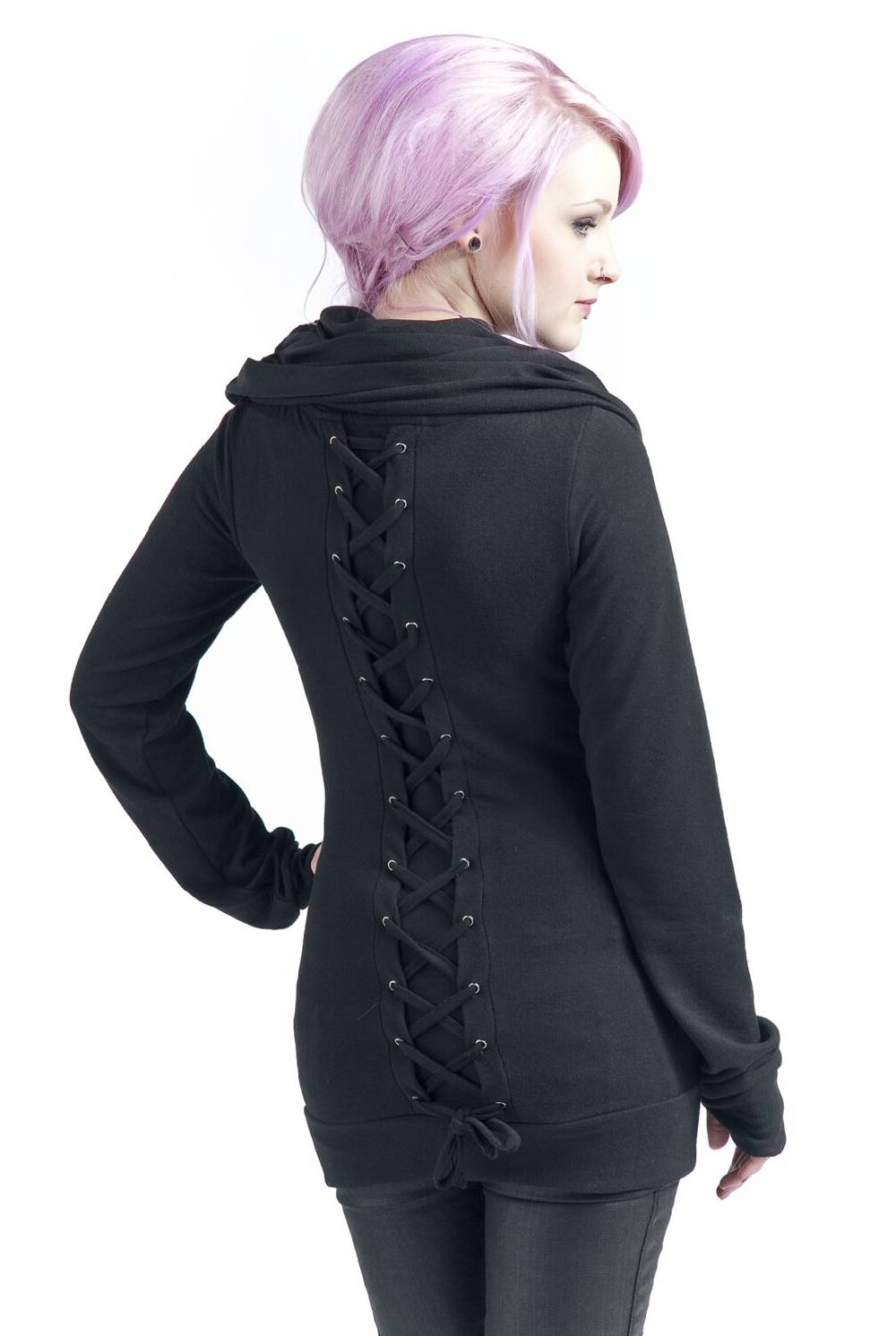 EMP "Rest" Kapuzenpullover Schwarz Von Vixxsin