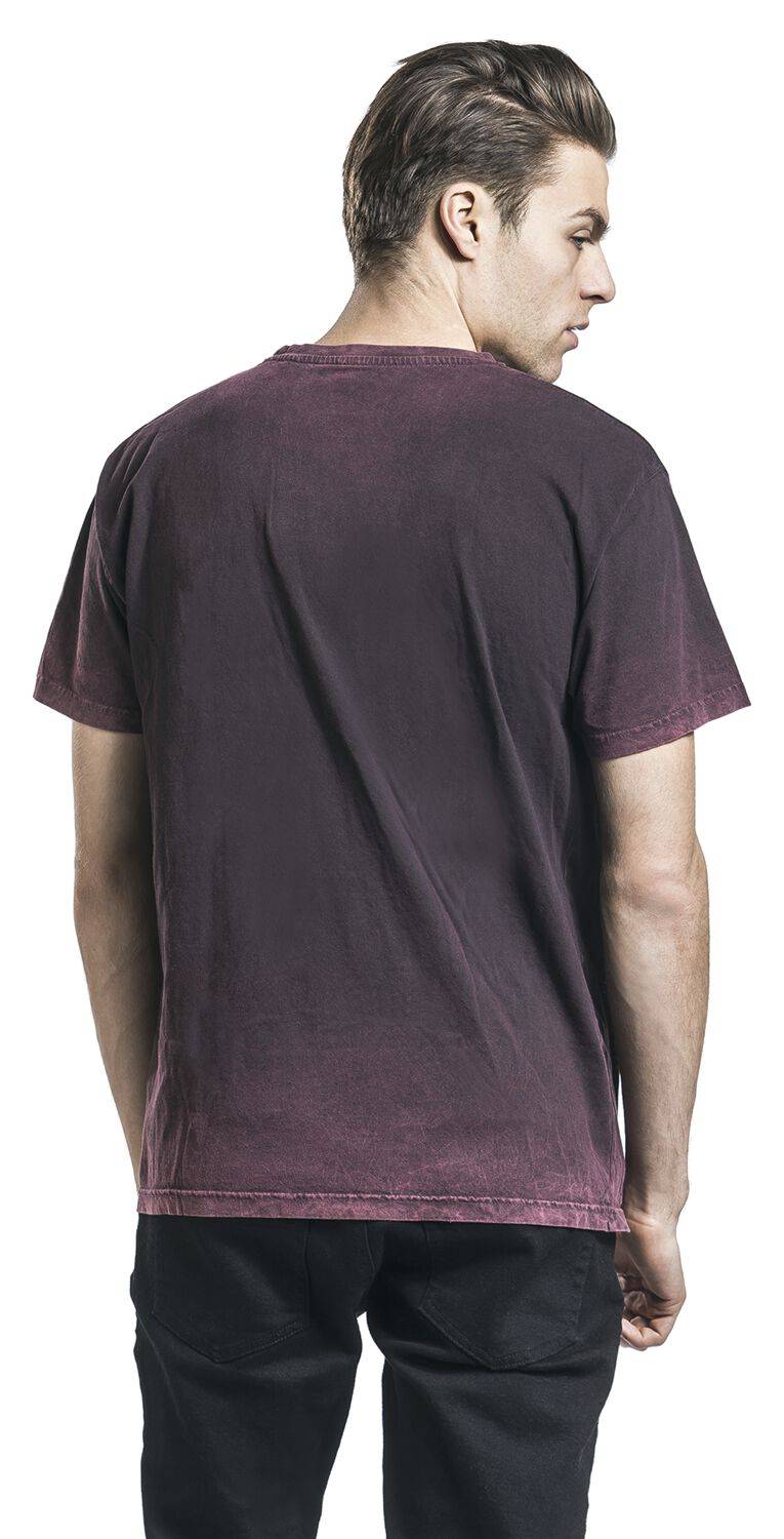 EMP "Retro Stone" T-Shirt Bordeaux Von Outer Vision