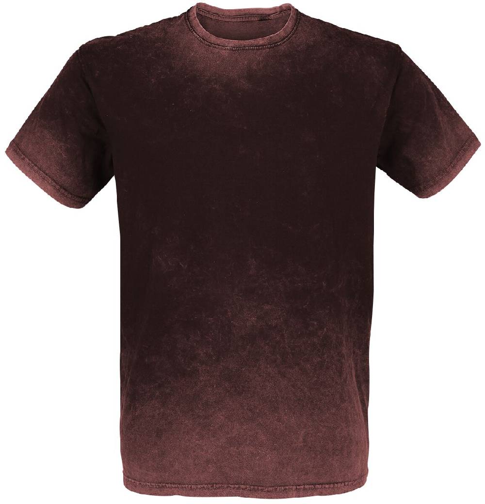 EMP "Retro Stone" T-Shirt bordeaux von Outer Vision