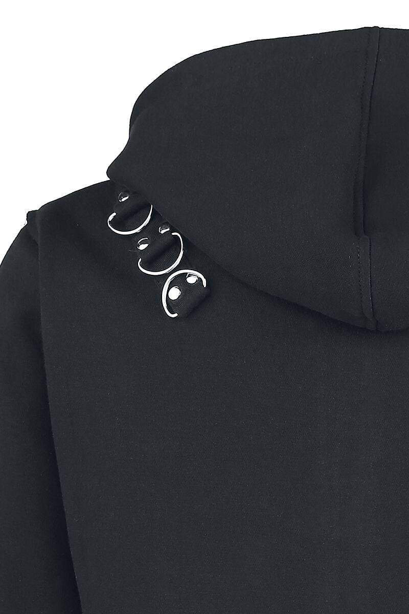 EMP "Rhain Hood" Kapuzenjacke Schwarz Von Vixxsin