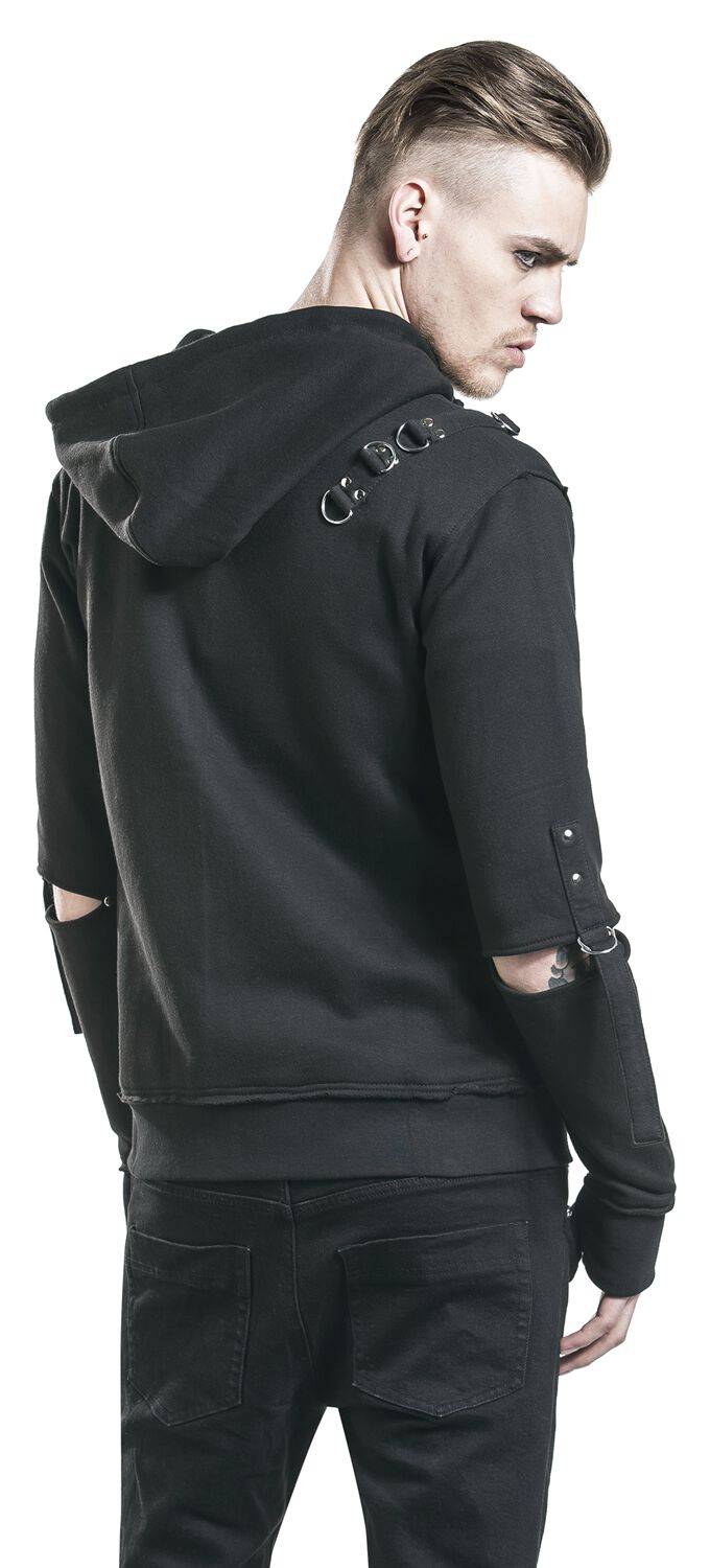EMP "Rhain Hood" Kapuzenjacke Schwarz Von Vixxsin