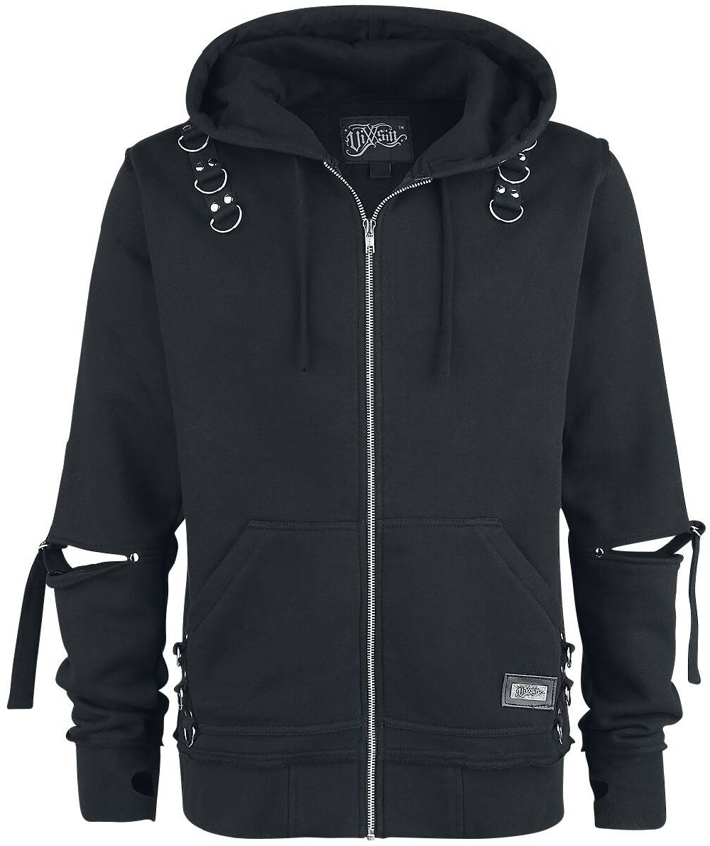 EMP "Rhain Hood" Kapuzenjacke schwarz von Vixxsin