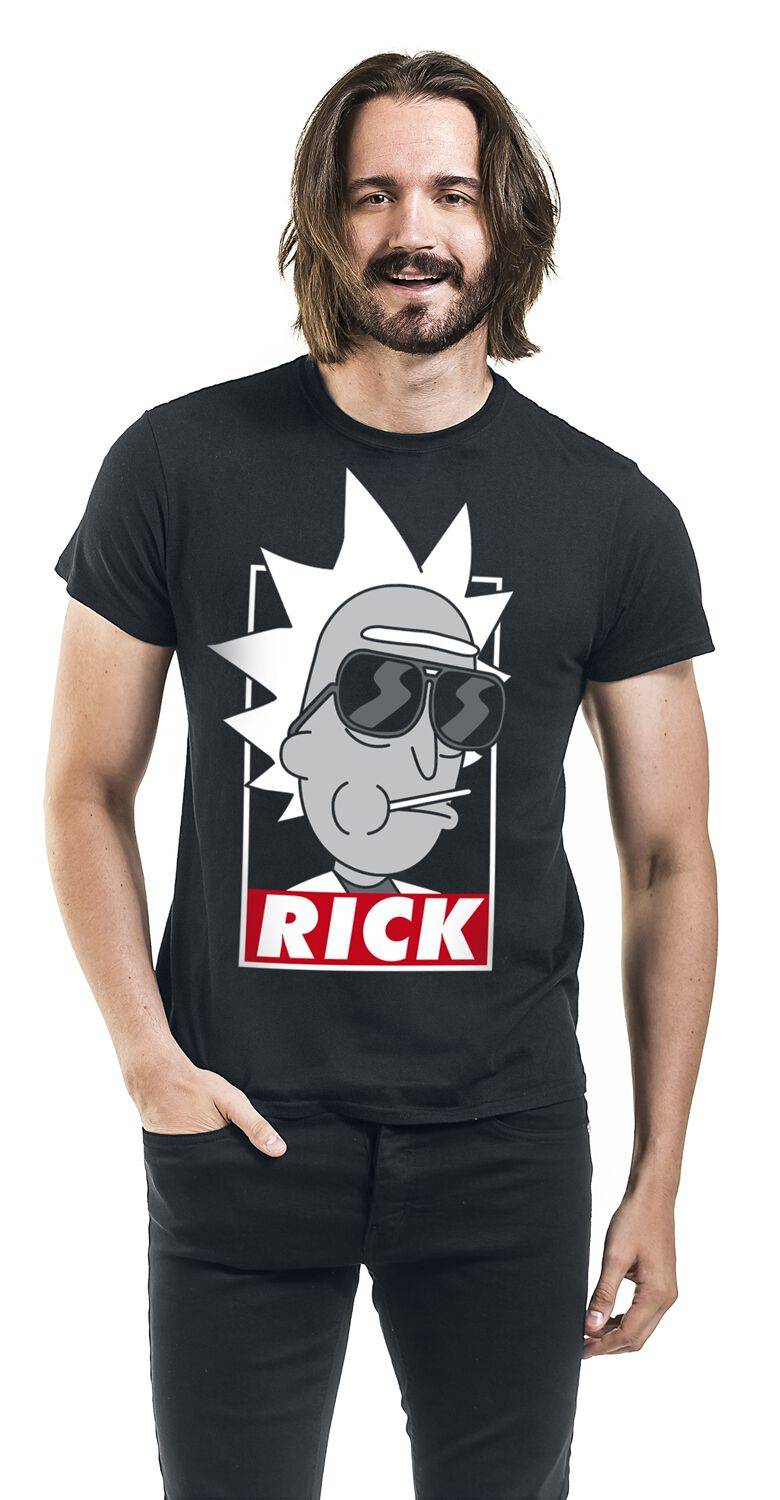 EMP "Rick" T-Shirt Schwarz Von Rick And Morty