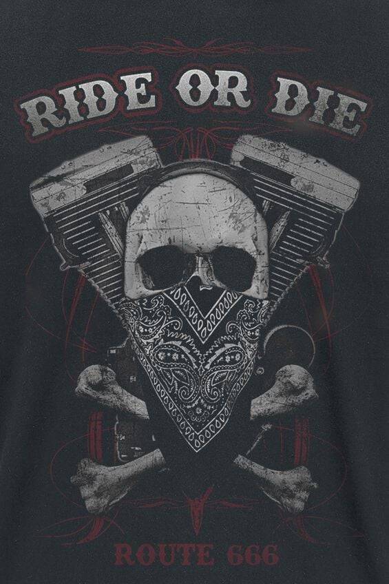 EMP "Ride Or Die" T-Shirt Schwarz Von Ride Or Die