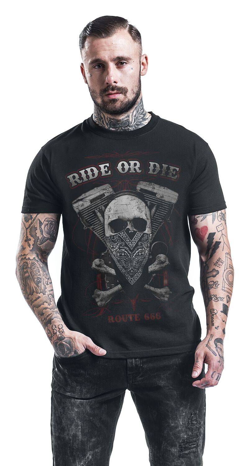 EMP "Ride Or Die" T-Shirt Schwarz Von Ride Or Die