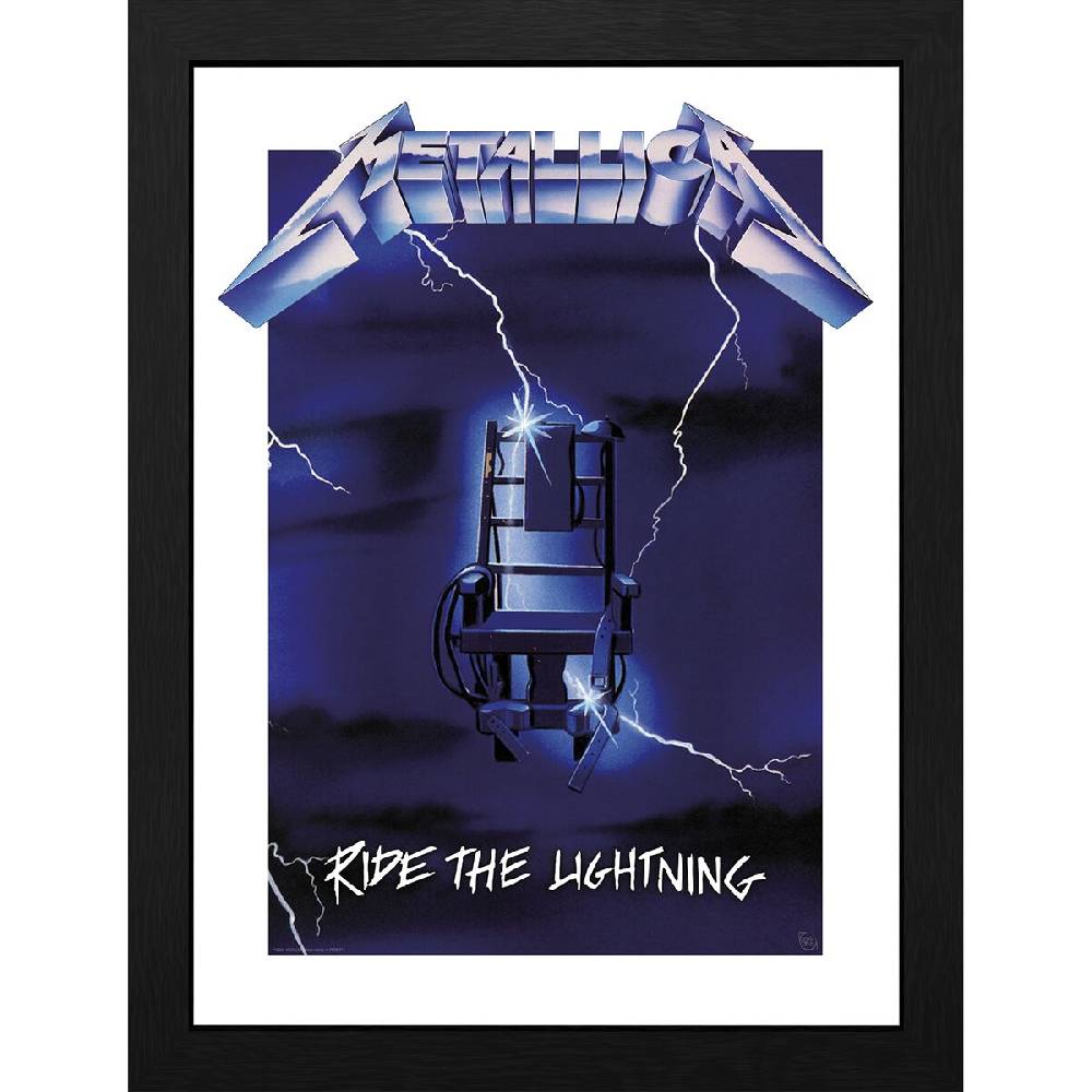 EMP "Ride The Lighting" Poster von Metallica