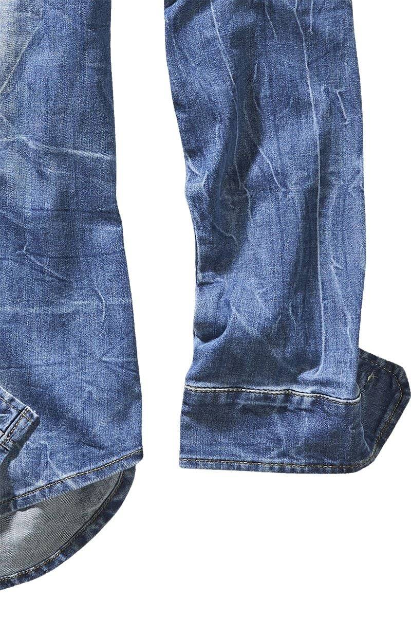 EMP "Riley Denimshirt" Jeanshemd Blau Von Brandit