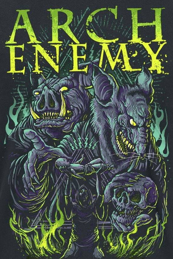 EMP "Ritual" T-Shirt Schwarz Von Arch Enemy