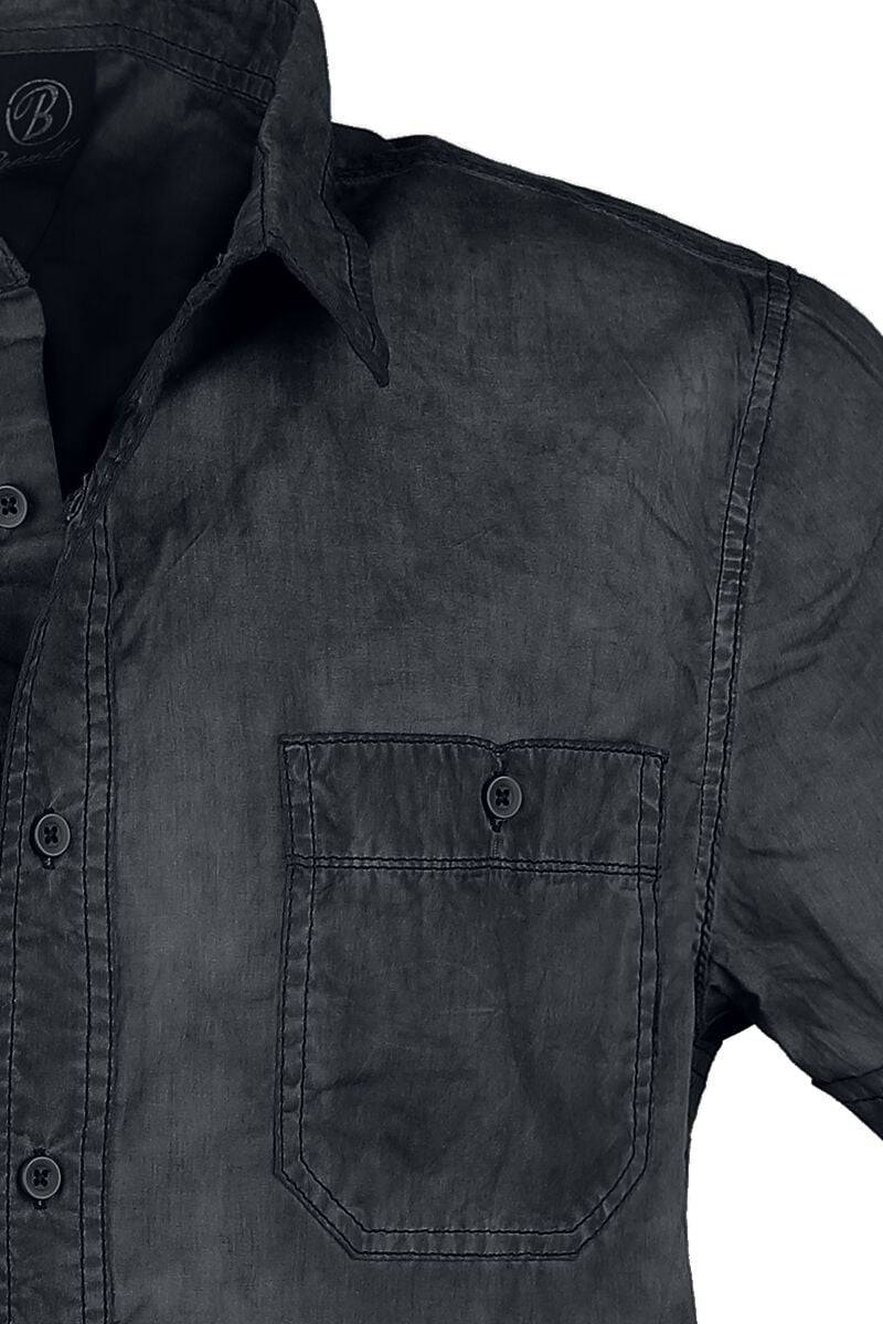 EMP "Roadstar" Kurzarmhemd Schwarz Von Brandit