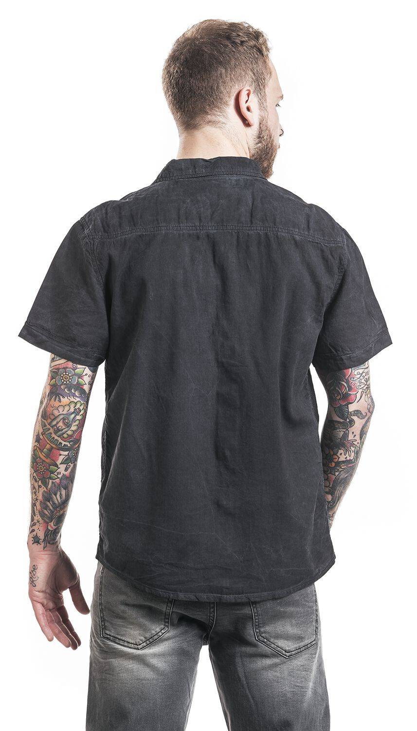 EMP "Roadstar" Kurzarmhemd Schwarz Von Brandit