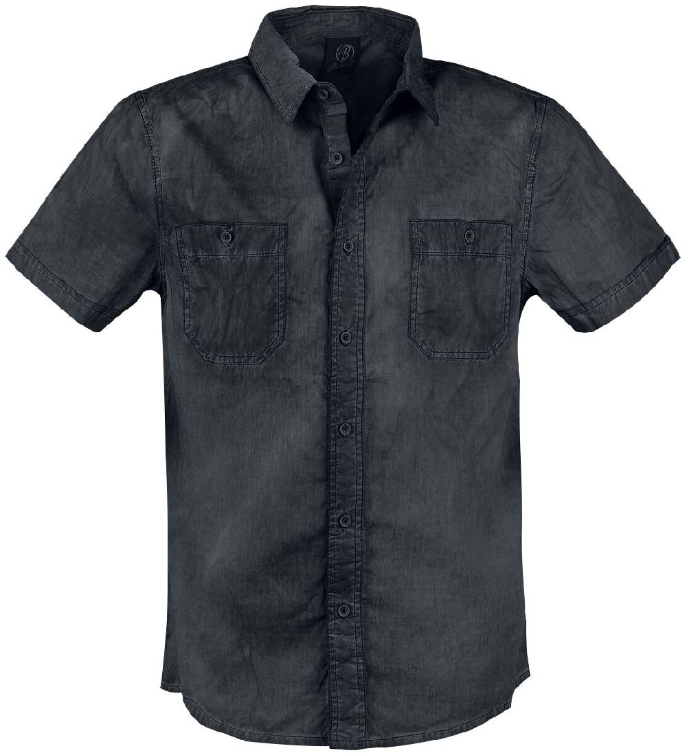EMP "Roadstar" Kurzarmhemd schwarz von Brandit