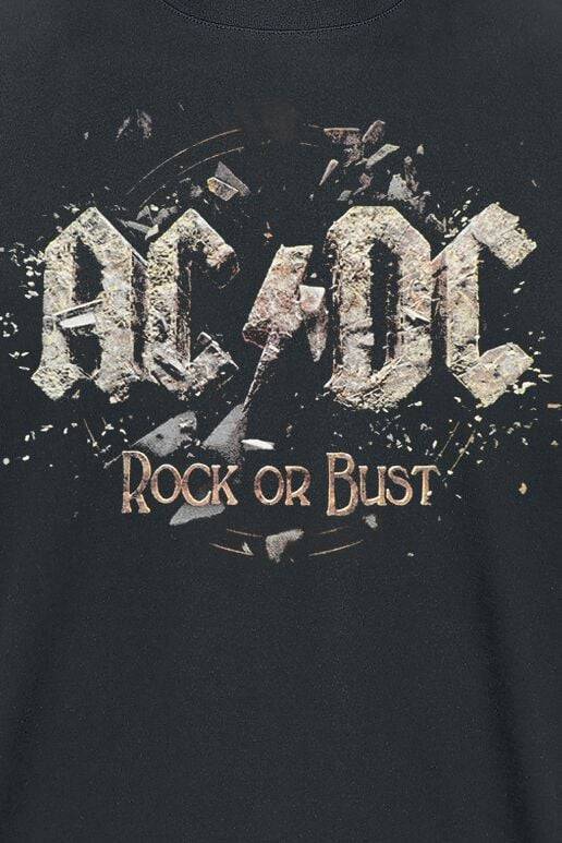 EMP "Rock Or Bust" T-Shirt Schwarz Von AC/DC