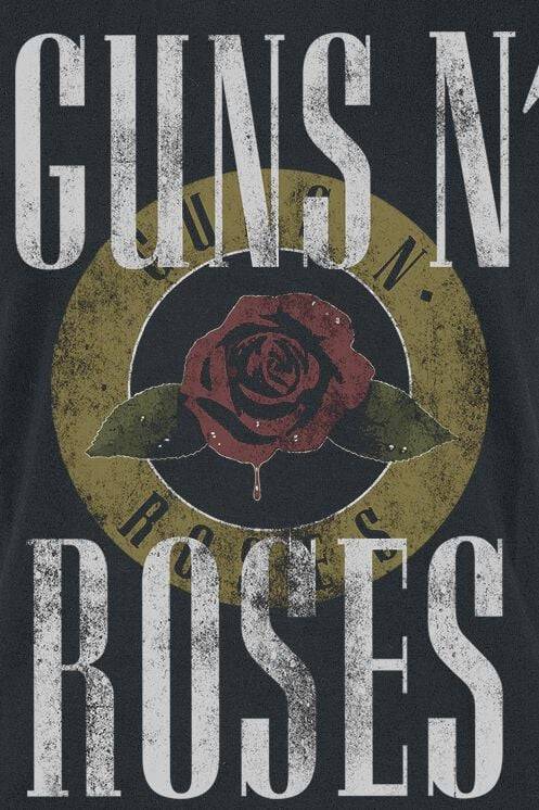 EMP "Rose Logo" T-Shirt Schwarz Von Guns N' Roses