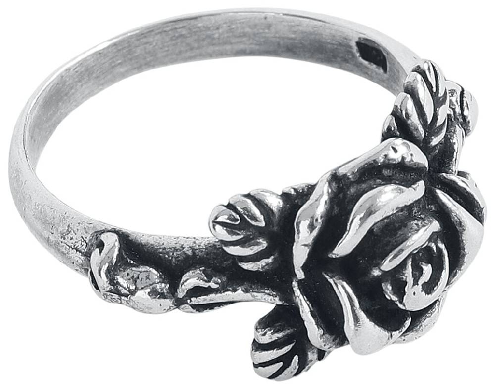 EMP "Rose" Ring Schwarz/silberfarben Von EtNox