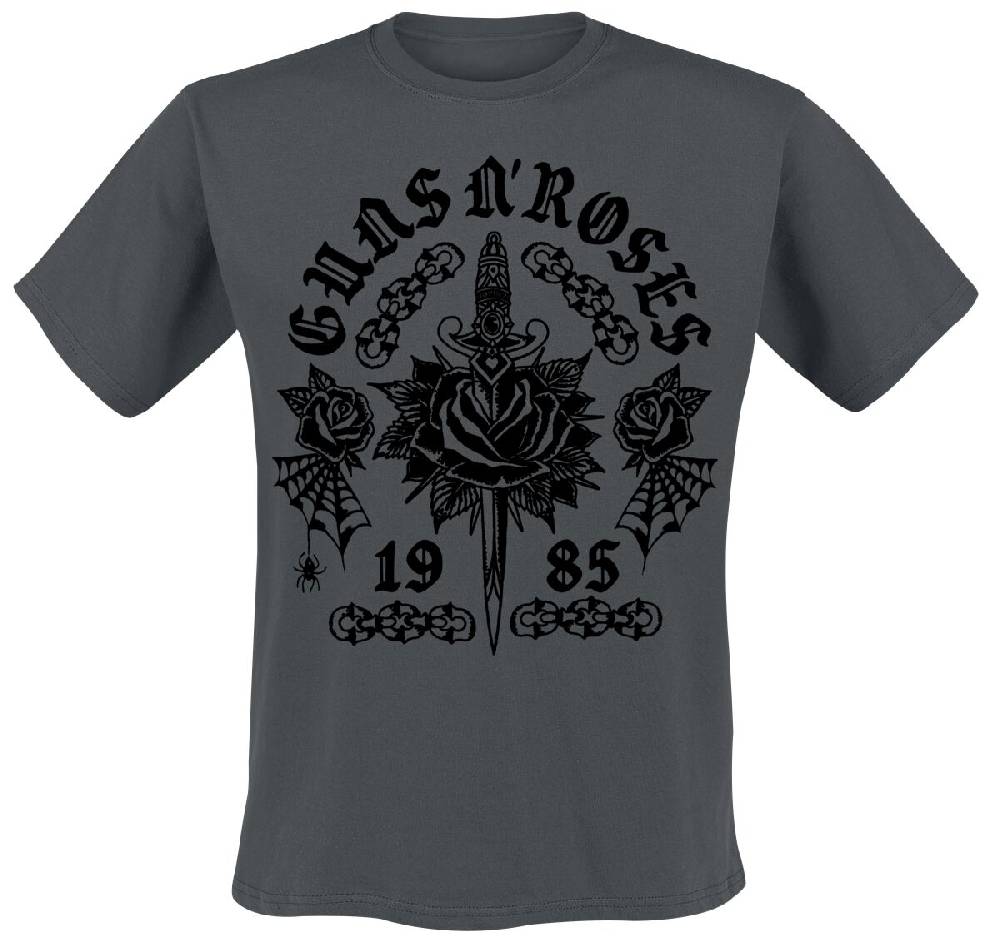 EMP "Rose Tattoo" T-Shirt charcoal von Guns N' Roses