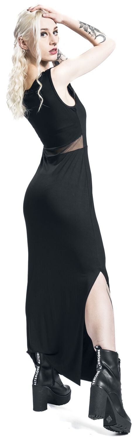 EMP "Roses" Langes Kleid Schwarz Von Alchemy England