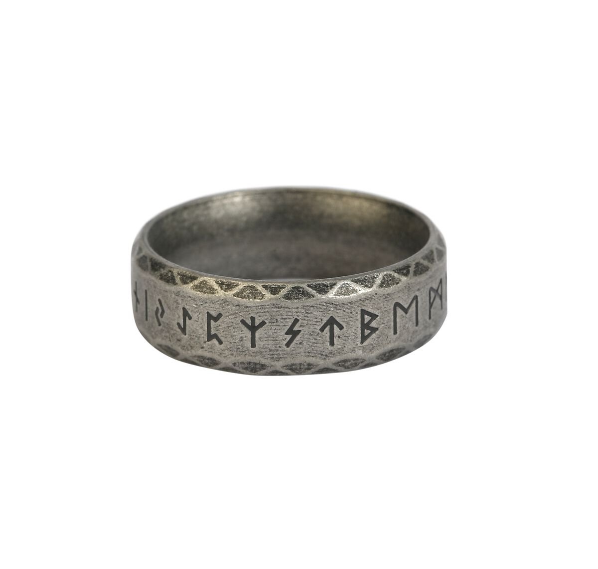 EMP "Runen" Ring silberfarben von etNox