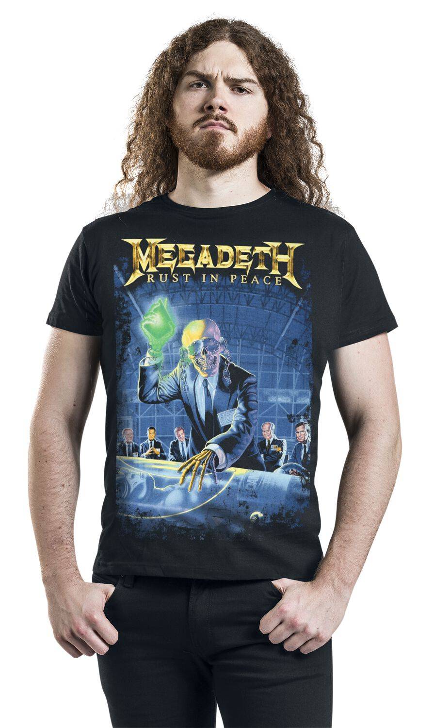 EMP "Rust In Peace" T-Shirt Schwarz Von Megadeth