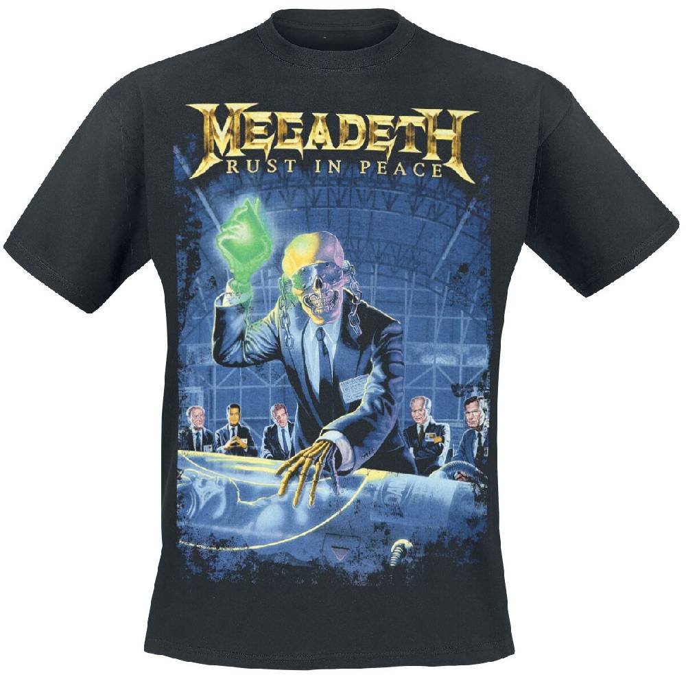 EMP "Rust in peace" T-Shirt schwarz von Megadeth