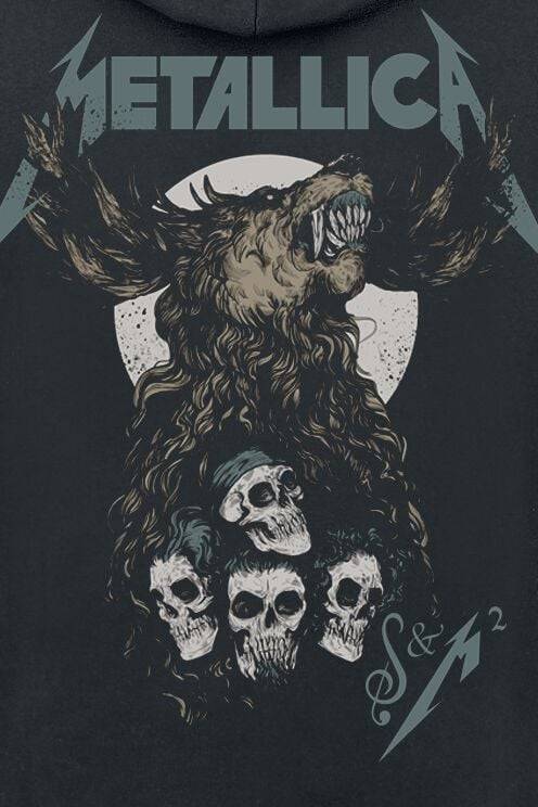 EMP "S&M2 - Skull" Kapuzenjacke Schwarz Von Metallica