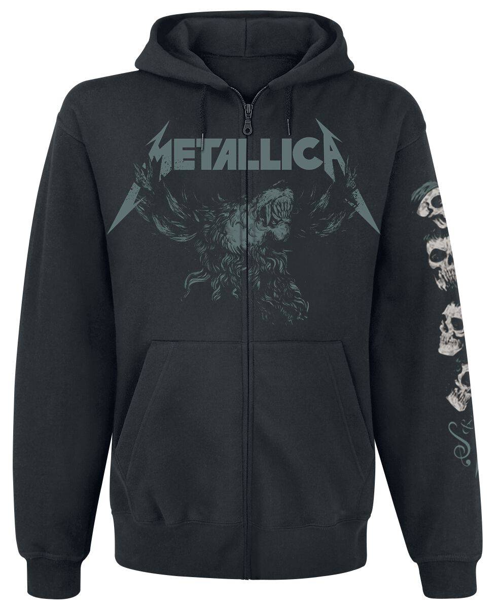 EMP "S&M2 - Skull" Kapuzenjacke schwarz von Metallica