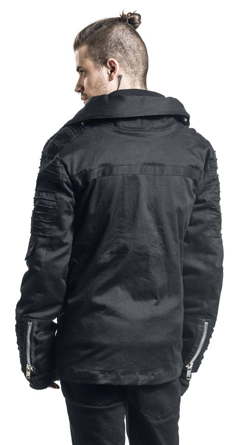 EMP "Salute Jacket" Winterjacke Schwarz Von Vixxsin