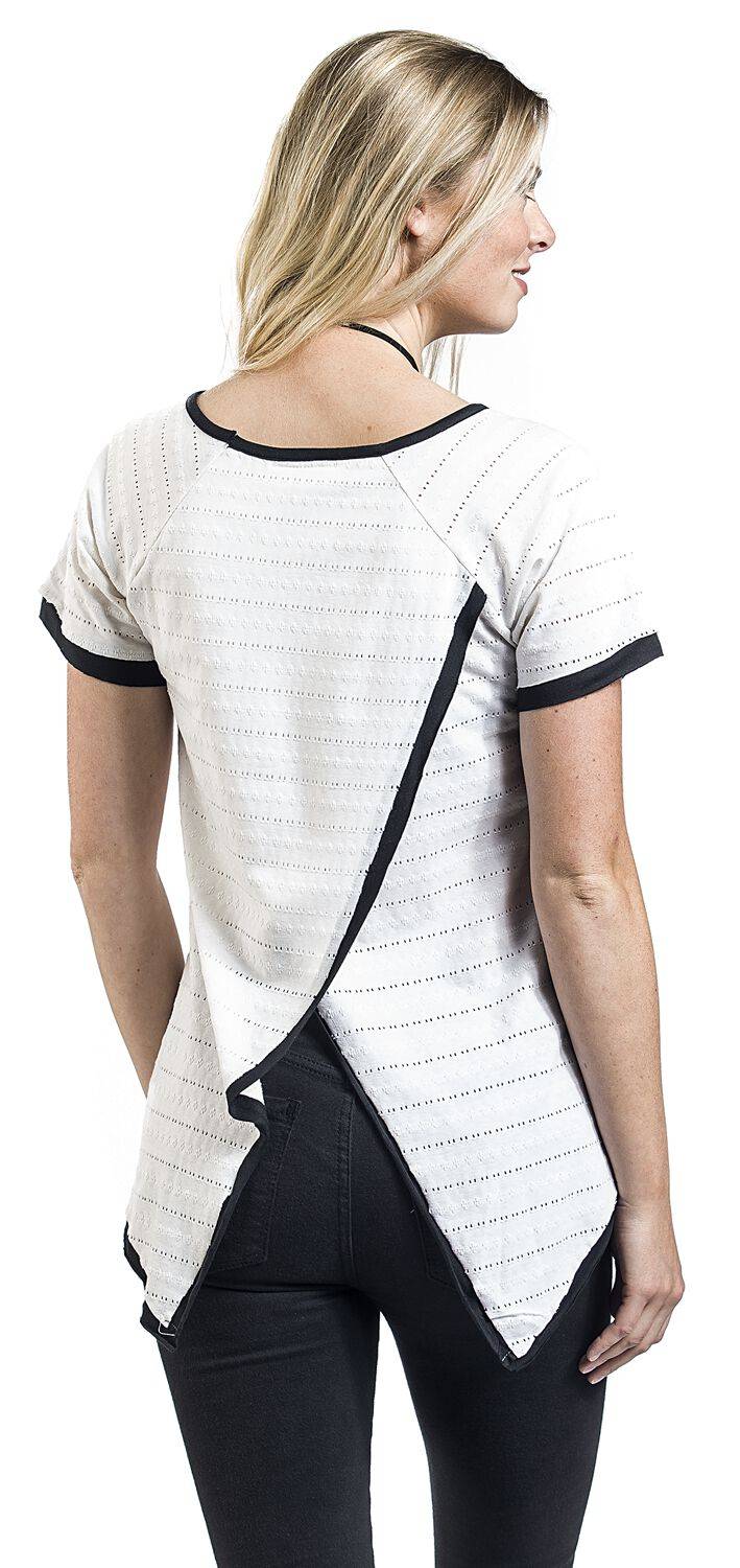 EMP "Samenta Top" T-Shirt Weiß/schwarz Von Innocent