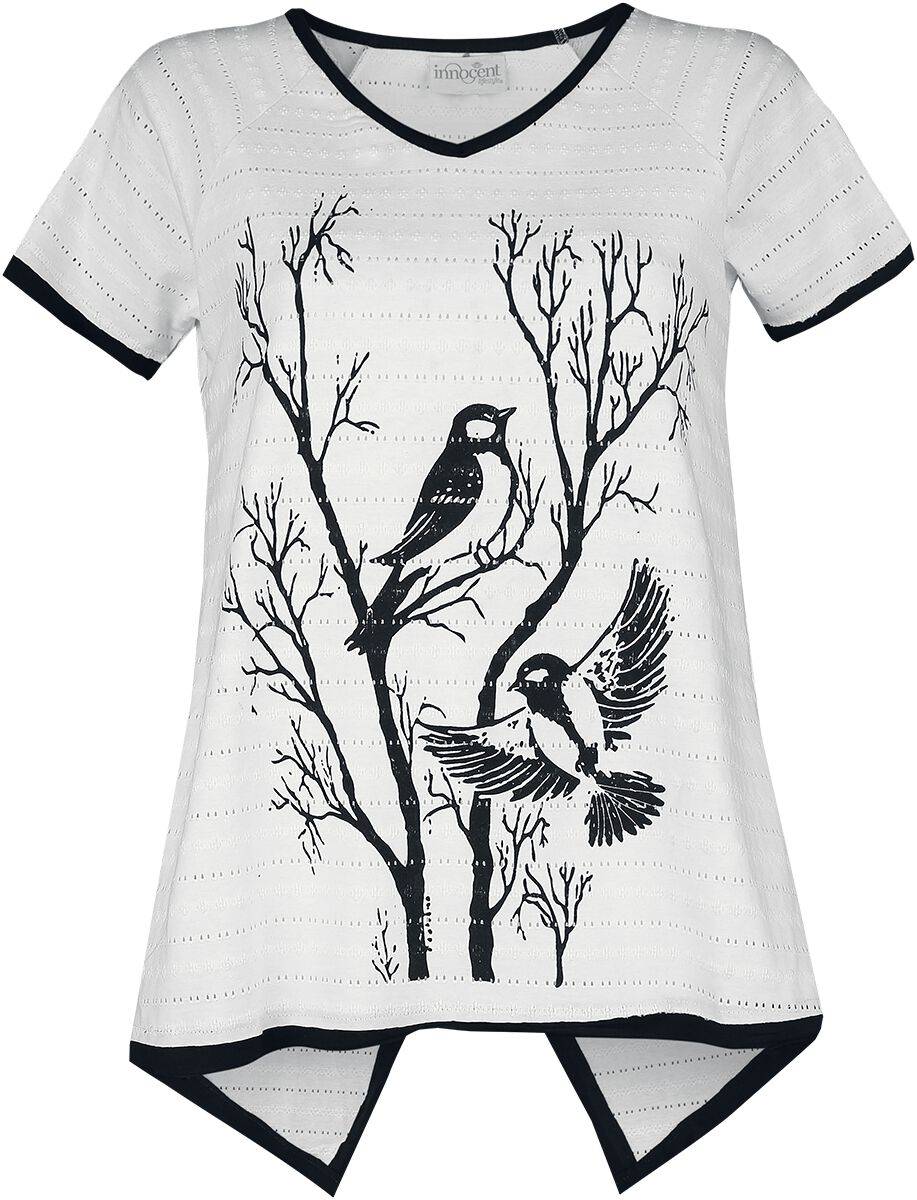 EMP "Samenta Top" T-Shirt weiß/schwarz von Innocent