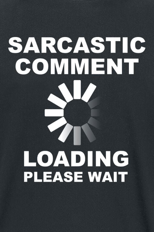 EMP "Sarcastic Comment" T-Shirt Schwarz Von Sprüche