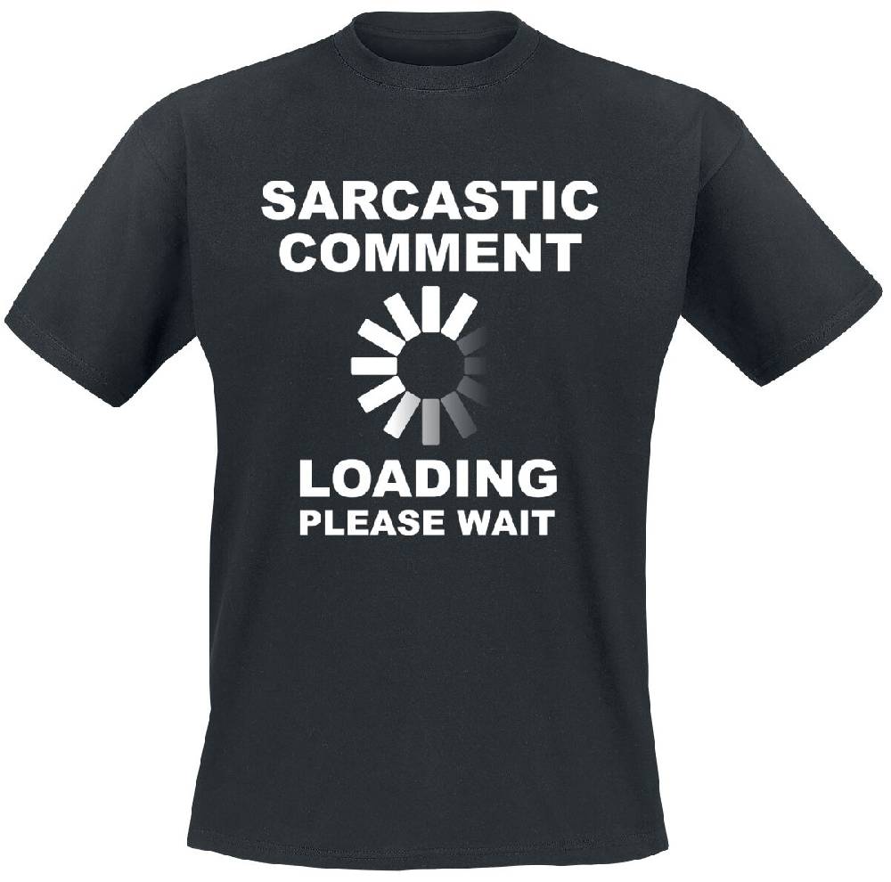 EMP "Sarcastic Comment" T-Shirt schwarz von Sprüche