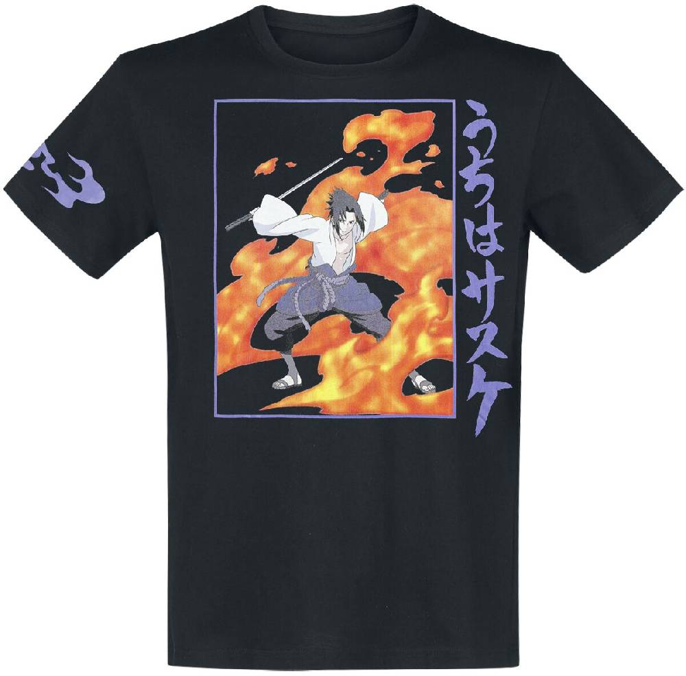 EMP "Sasuke" T-Shirt schwarz von Naruto
