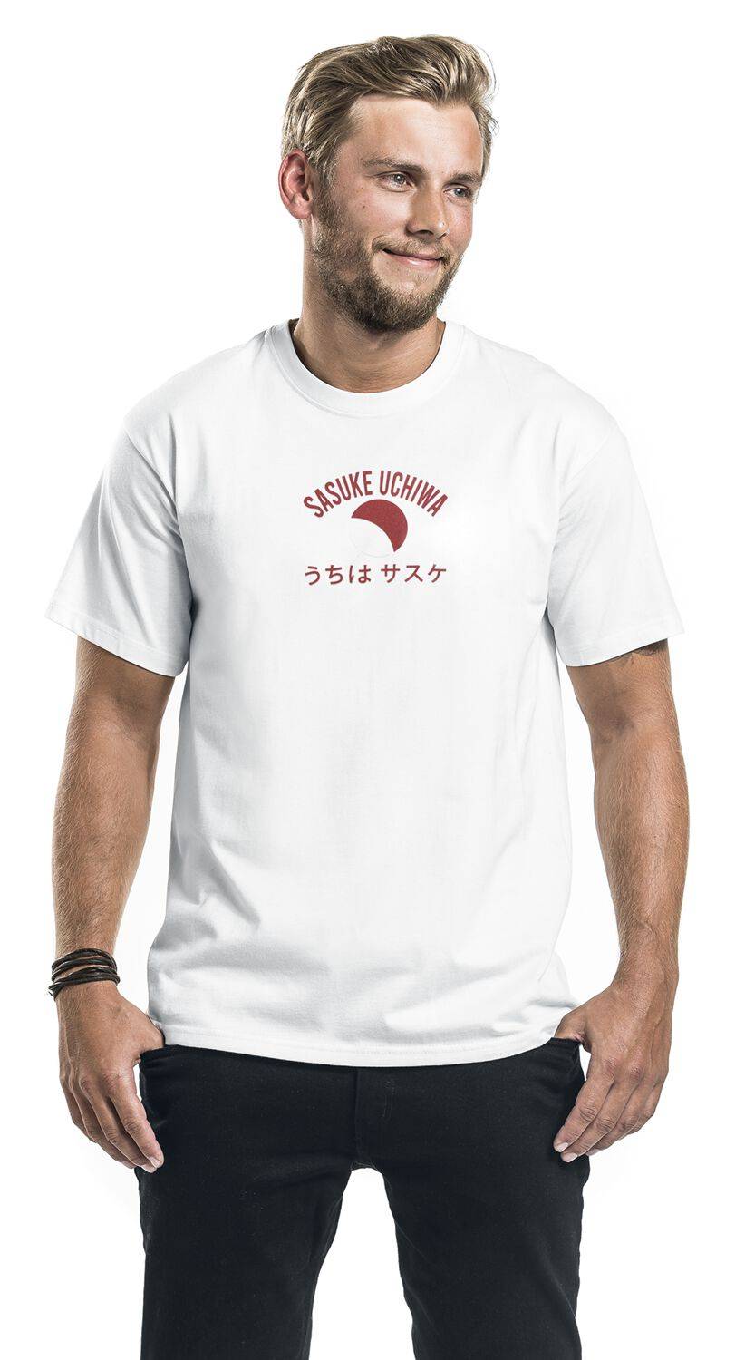EMP "Sasuke Uchiwa - Attack" T-Shirt Weiß Von Naruto
