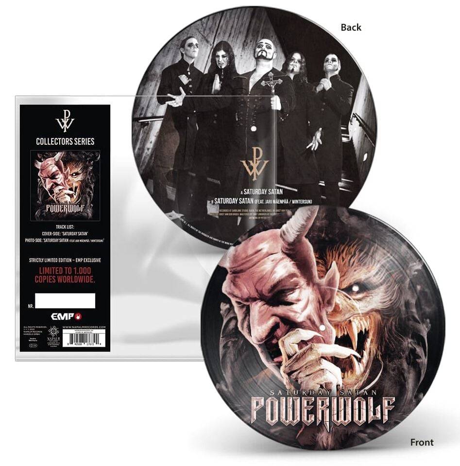 EMP "Saturday Satan" Single Picture von Powerwolf