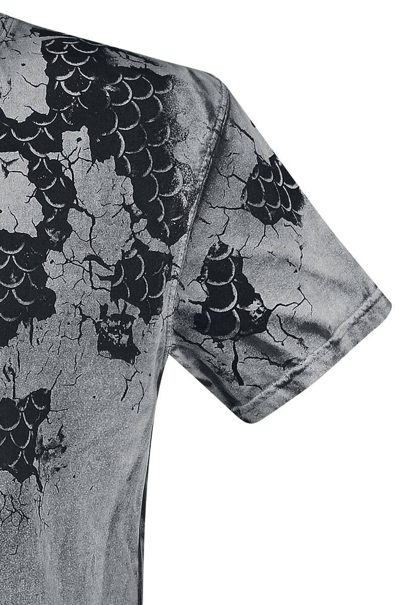 EMP "Scales Inside" T-Shirt Grau Von Outer Vision