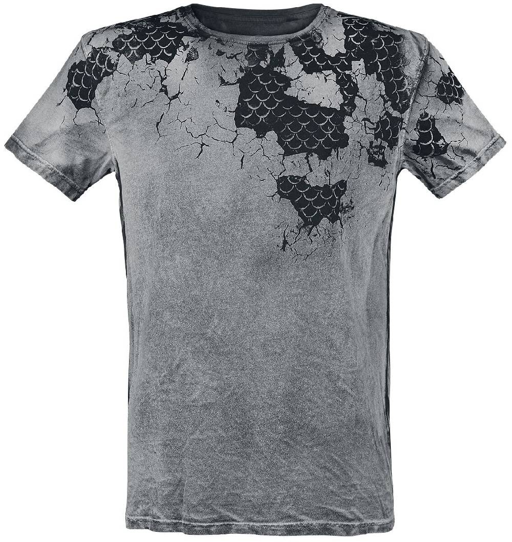 EMP "Scales Inside" T-Shirt grau von Outer Vision