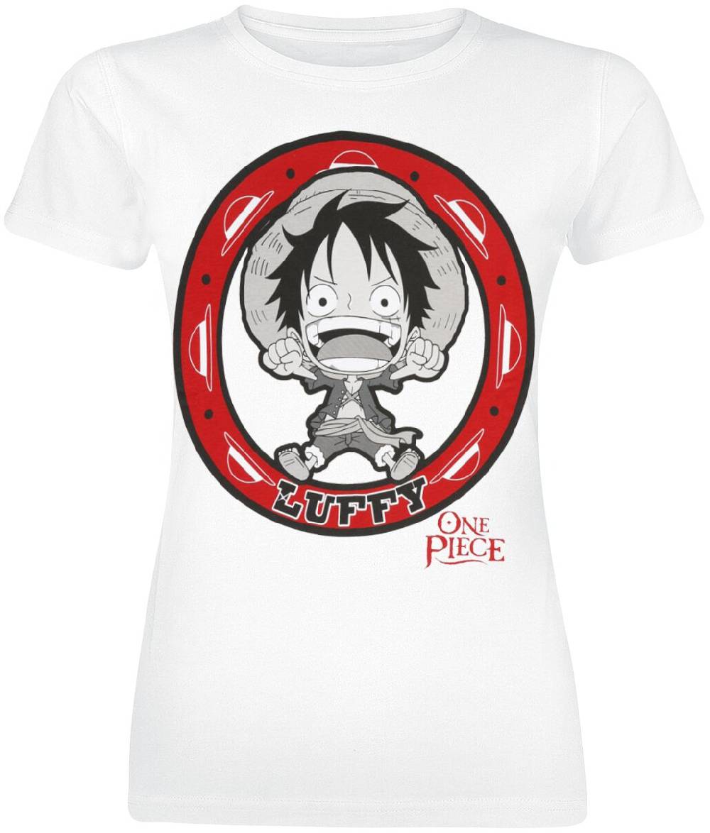 EMP "Scared Luffy" T-Shirt weiß von One Piece