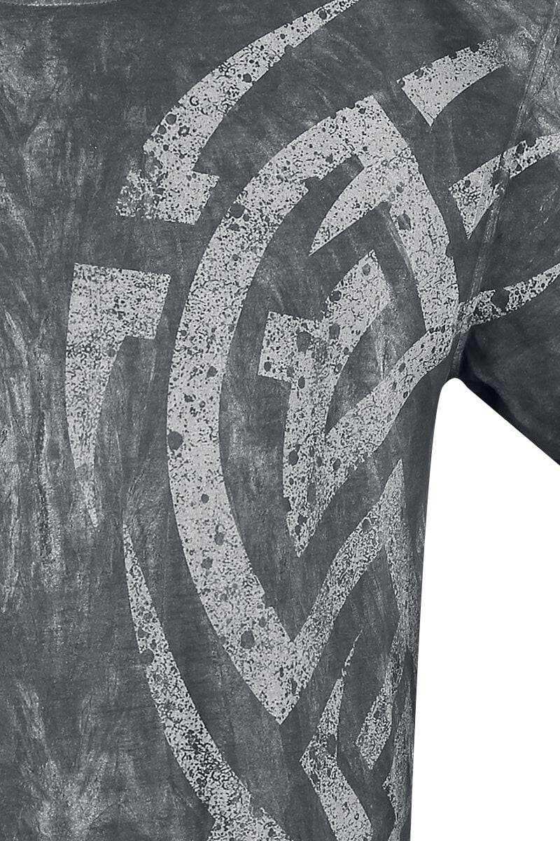 EMP "Scratch Tattoo" T-Shirt Grau Von Outer Vision