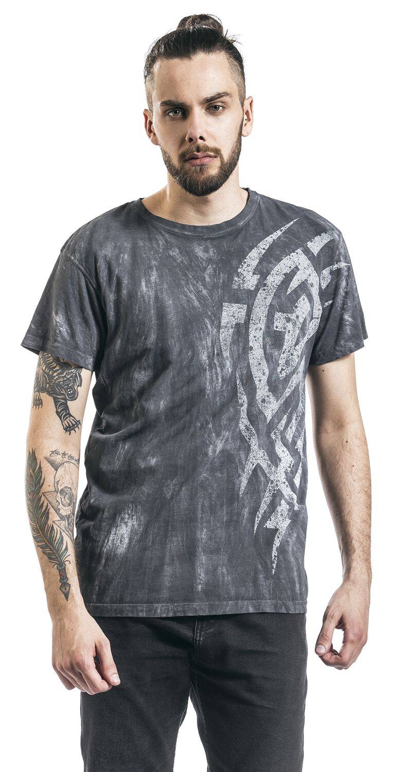 EMP "Scratch Tattoo" T-Shirt Grau Von Outer Vision