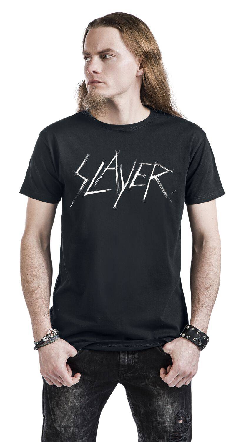 EMP "Scratchy Logo" T-Shirt Schwarz Von Slayer