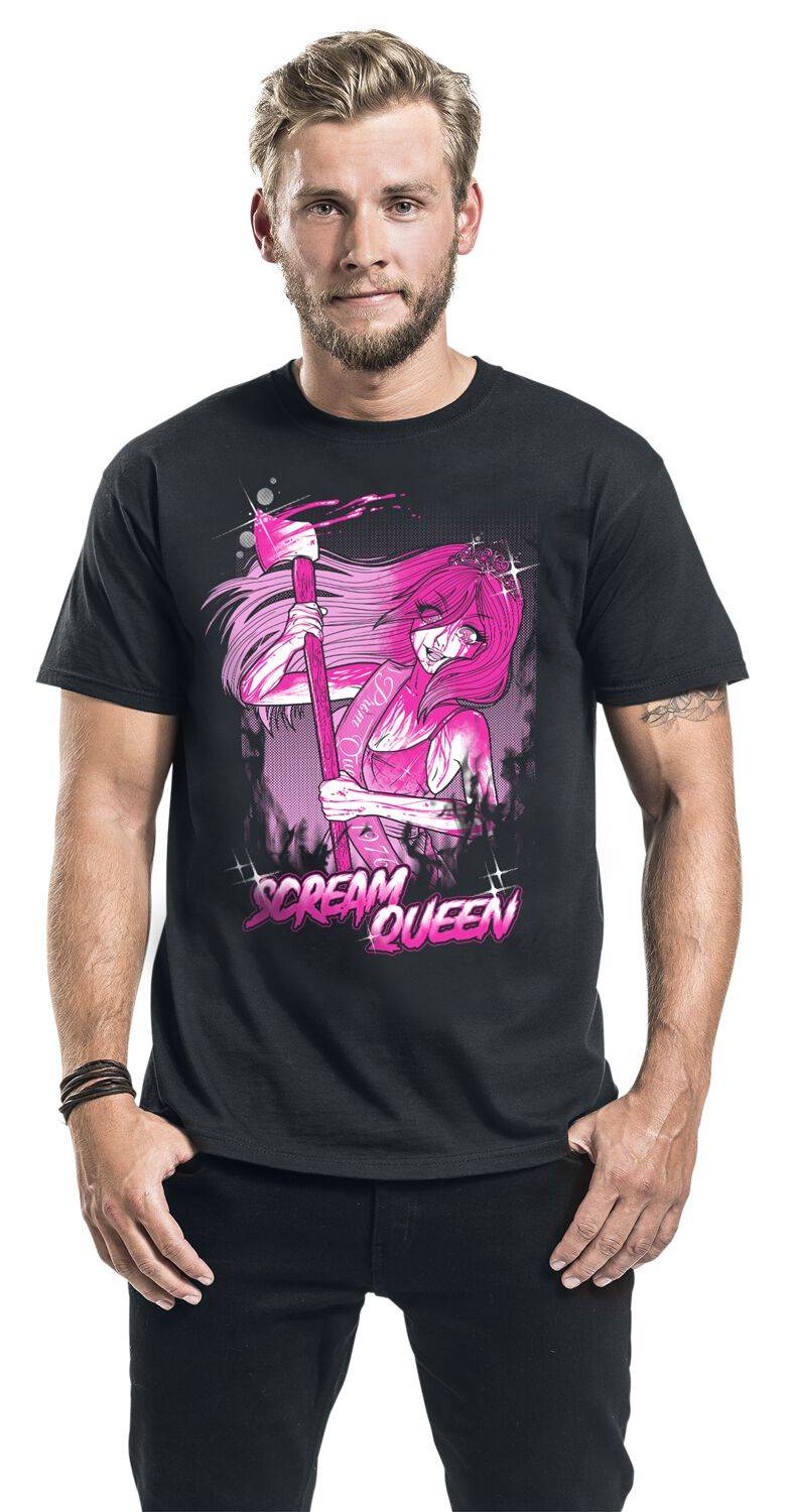 EMP "Scream Queens" T-Shirt Schwarz Von Pinku Kult