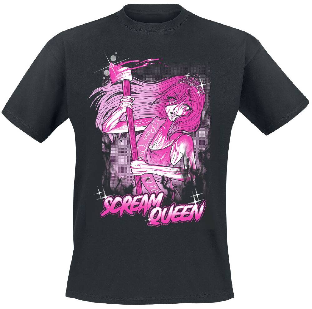 EMP "Scream Queens" T-Shirt schwarz von Pinku Kult