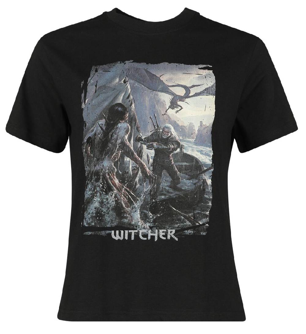 EMP "Sea Monster" T-Shirt schwarz von The Witcher
